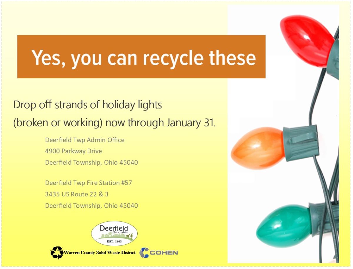Holiday Lights Recycling 2021